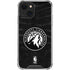 NBA Minnesota Timberwolves Black Animal Print iPhone 14 Clear Case